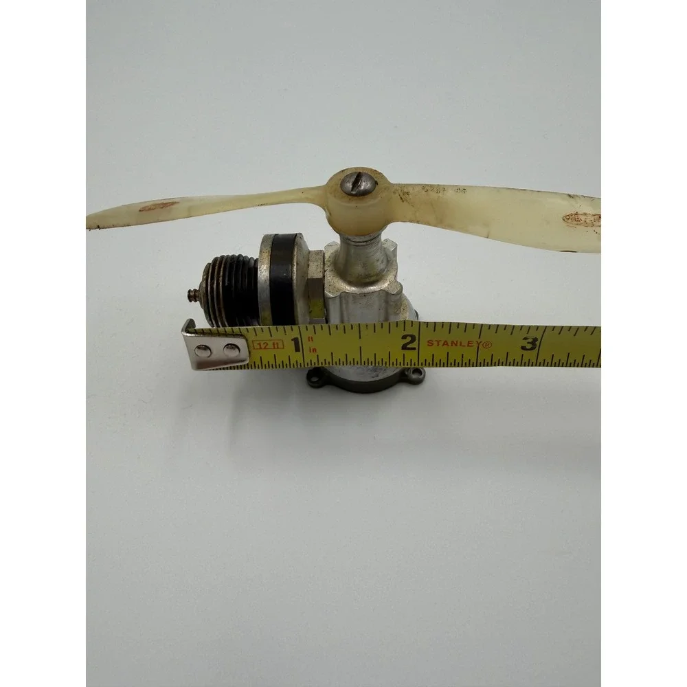 Vintage Cox .049 Model Airplane Glow Engine Made in USA with Propeller